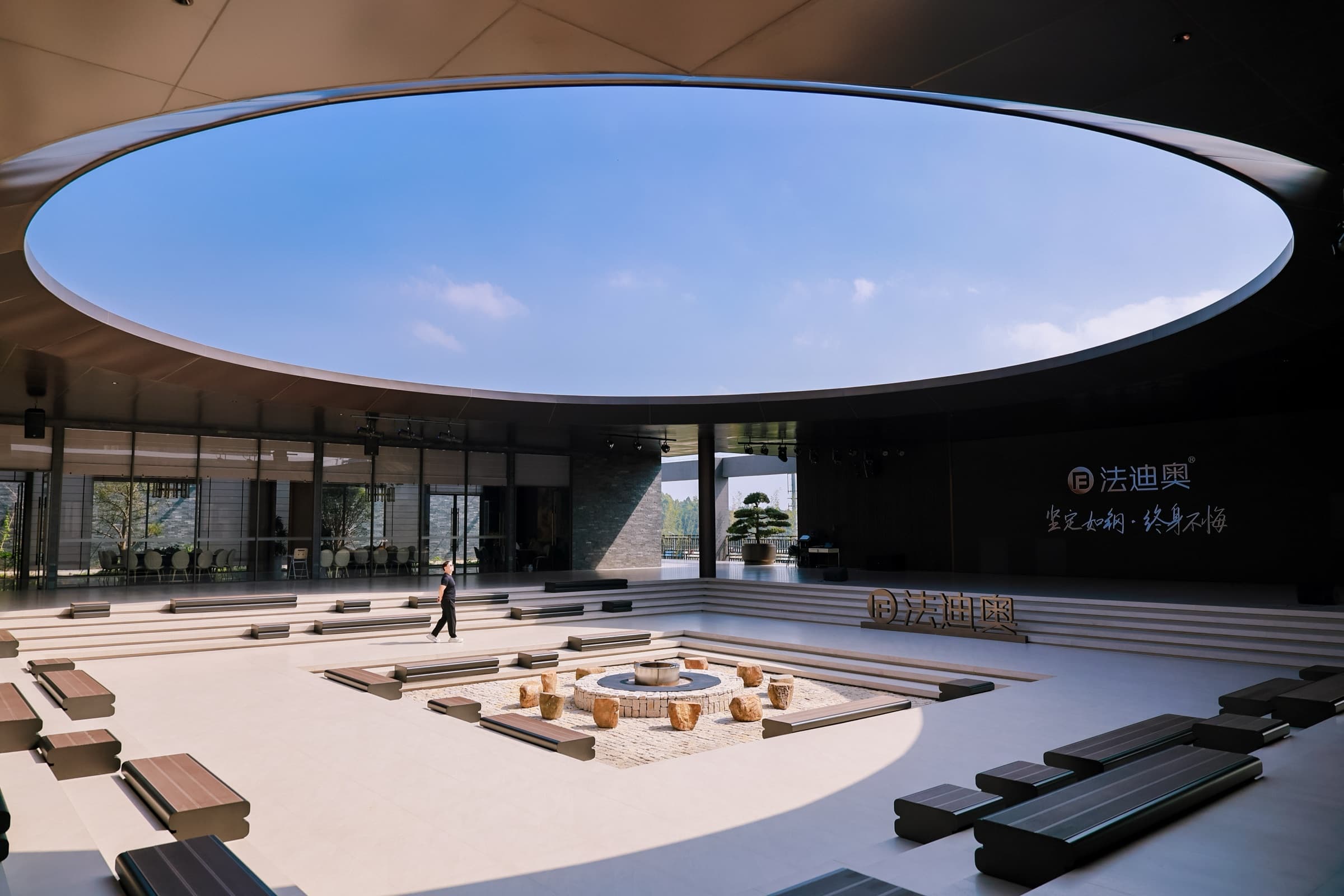 Final showroom perspective with full-room cabinetry composition.