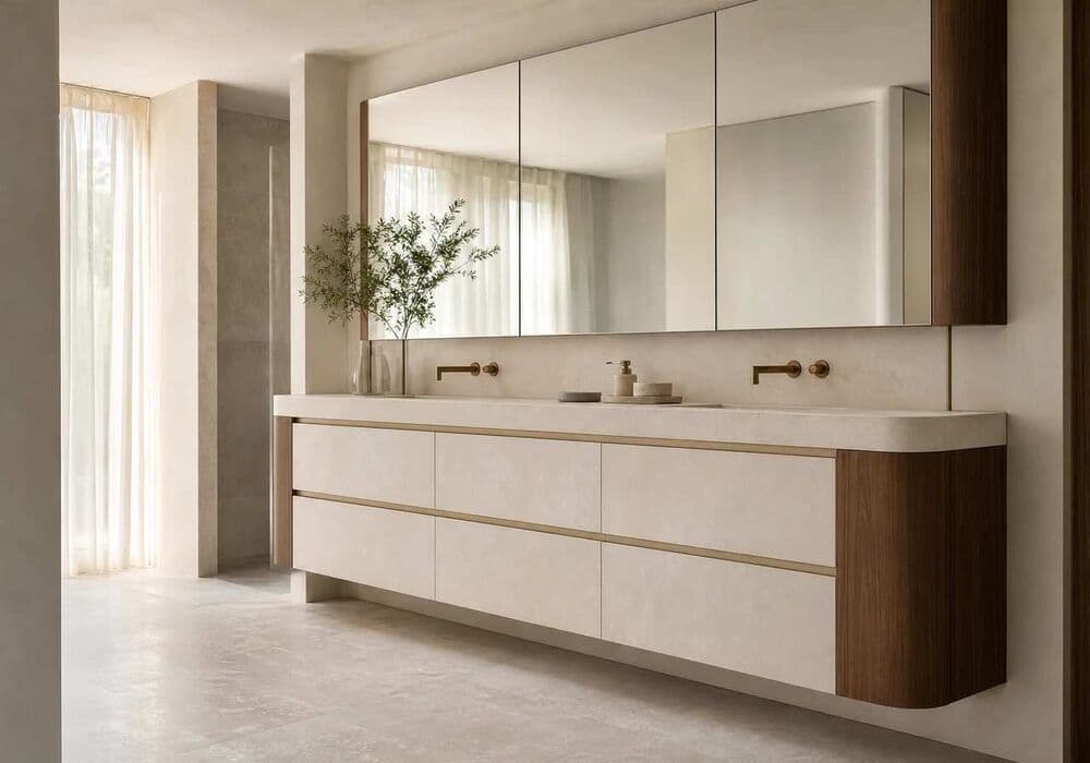 Atrium — A vanity that floats.