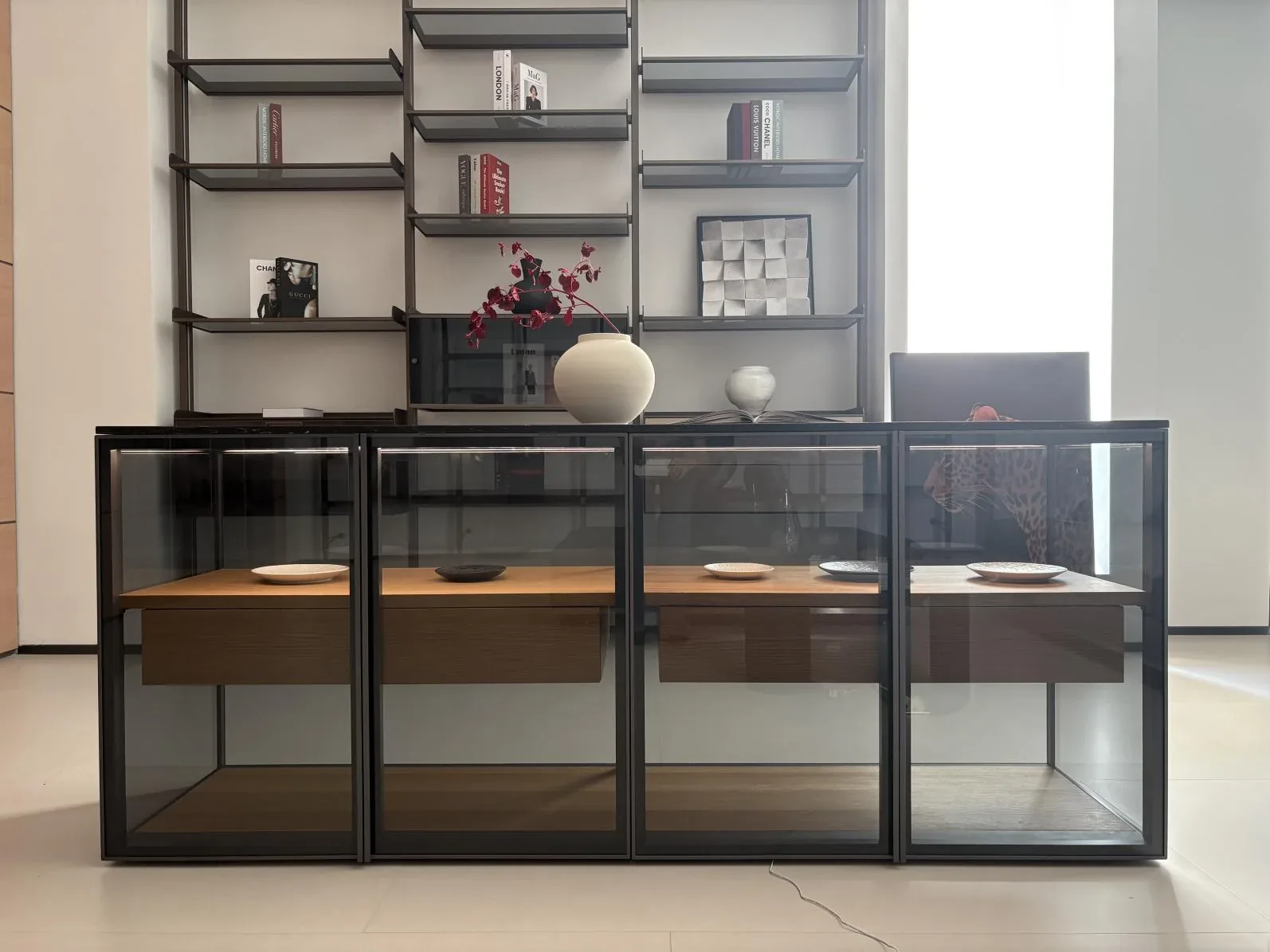 Quartz-Top Minimalist Sideboard