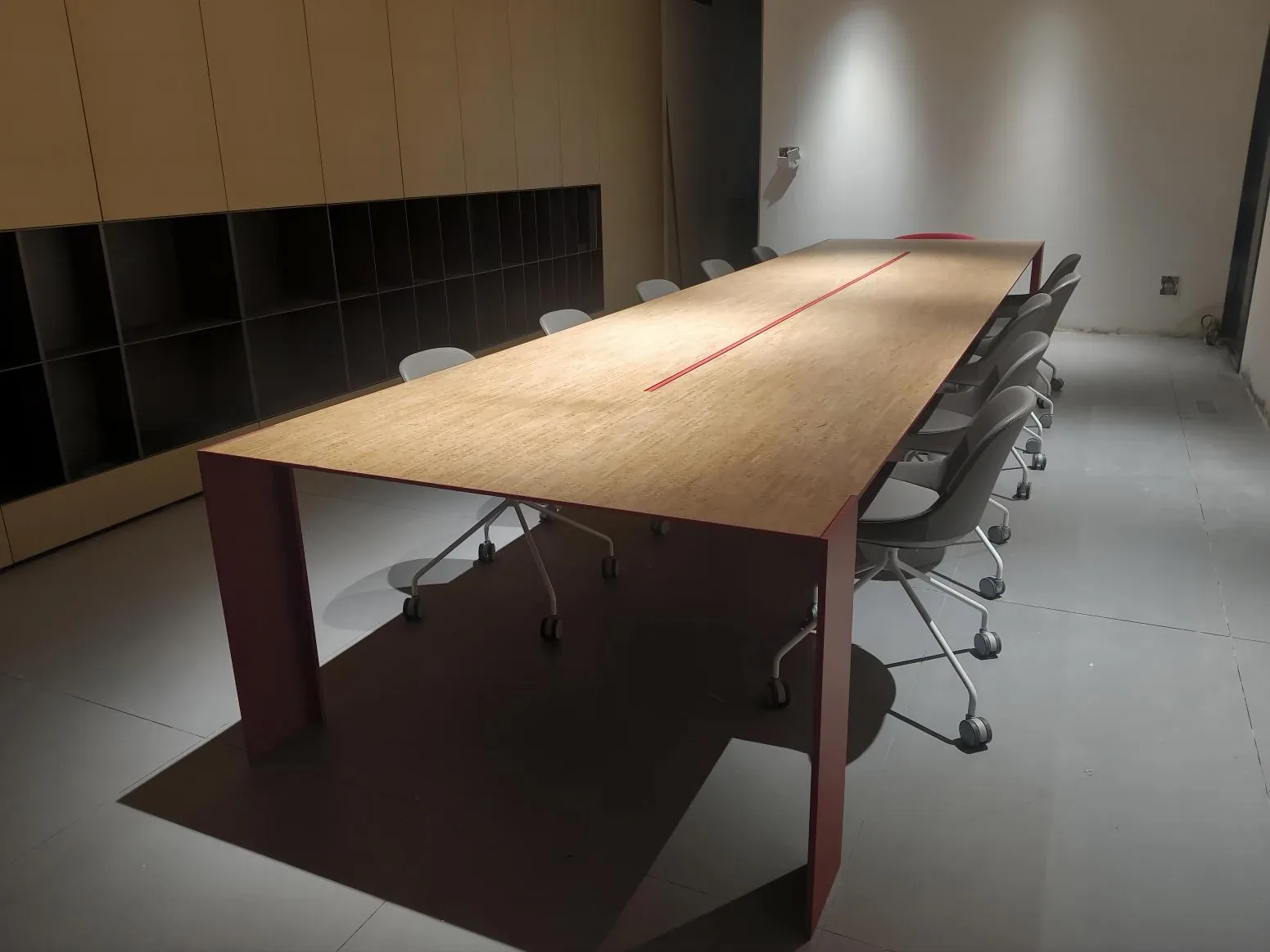 Italian Wood Veneer Conference Table