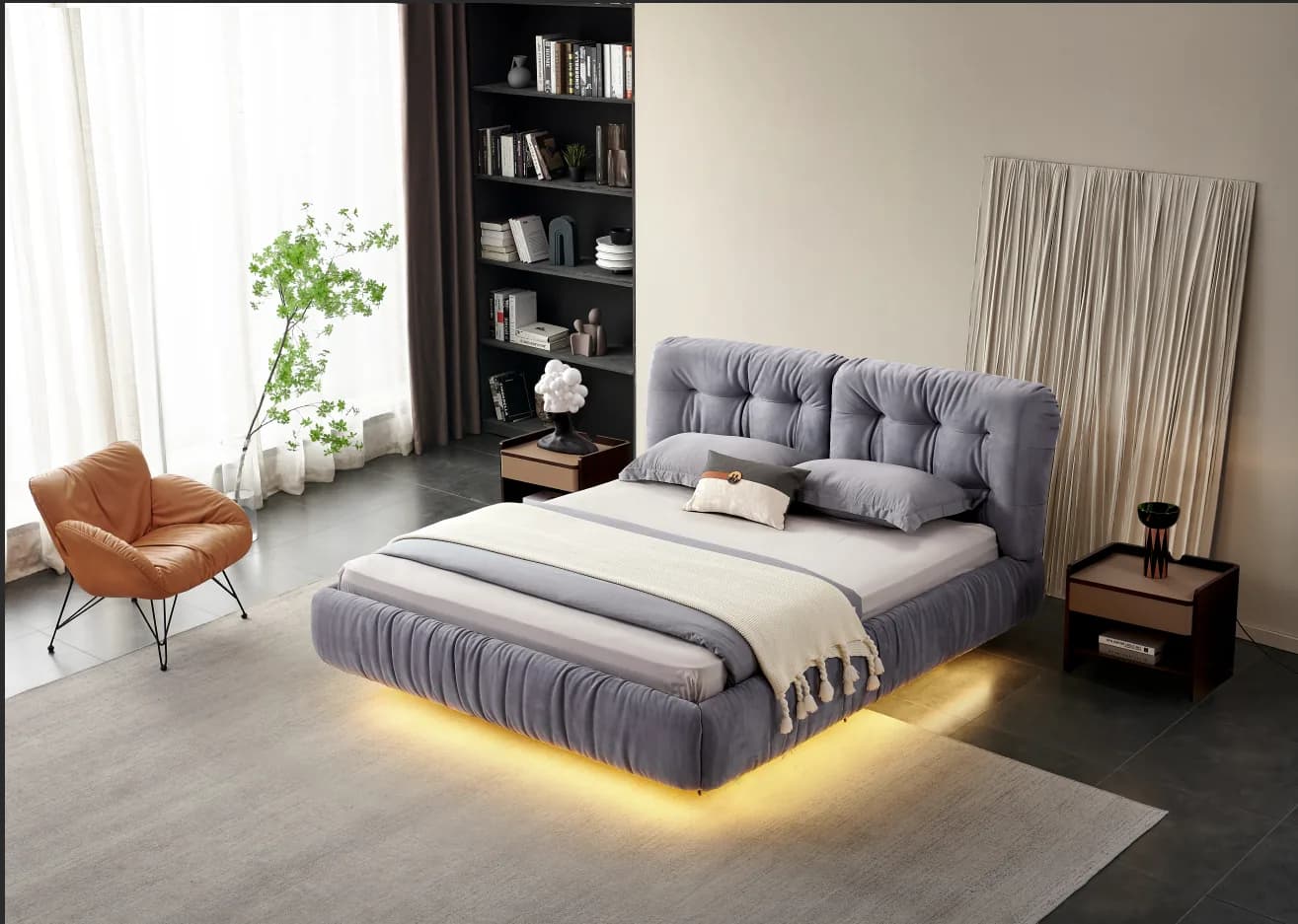 Upholstered Bed 6893 | FDH-BD-025 product view