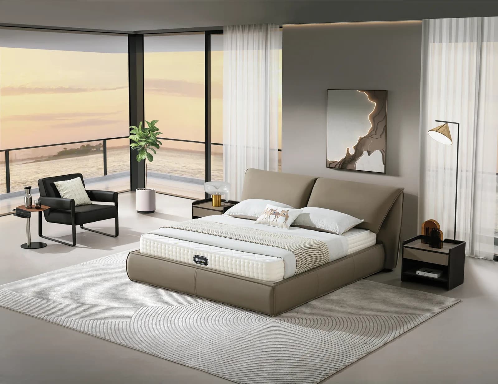 Cama Tapizada 6888